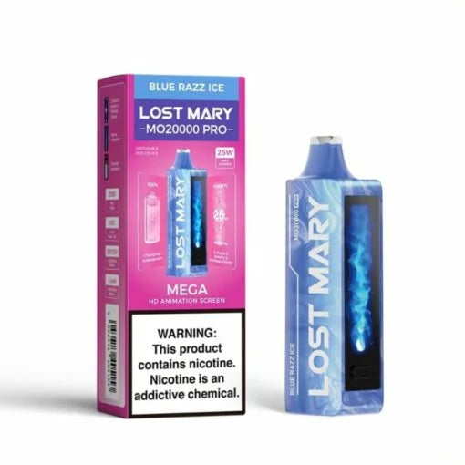 Lost Mary MO20000 Disposable Vape - 20000 Puffs Blue Razz Ice