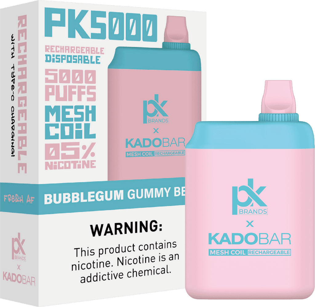 Pod King Kado Bar PK5000 Disposable Vape - 5000 Puffs Berries Banana,Black Ice,Blue Razz Fcuking Fab,Blue Razz Pomo,Blueberry Peach Candy,Bubble Berry,Bubblegum Gummy Bear,Cranberry Grape,Kiwi Dragonberry,Mint Cooler,Pineapple Burst,Pom Berry Ice,Snowcone Ice,Straw Bon-Bon,Straw Razz Cherry Ice,Strawberry Kiwi Berry,White Peach Razz