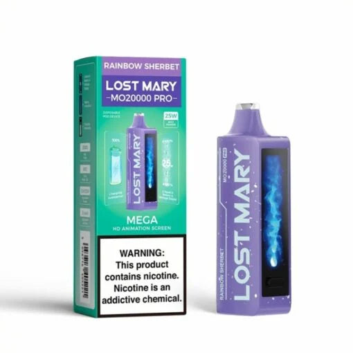 Lost Mary MO20000 Disposable Vape - 20000 Puffs Rainbow Sherbet