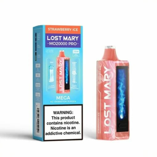 Lost Mary MO20000 Disposable Vape - 20000 Puffs Strawberry Ice